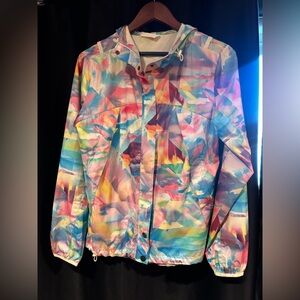 Lucy Multicolor Patterned Rain Jacket
